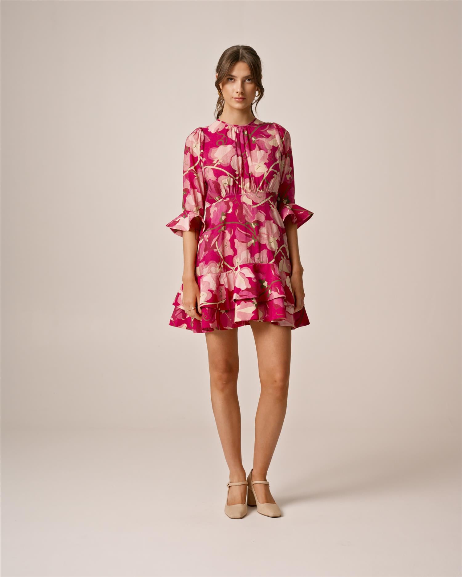 Viscose Mini Dress PF25 Amour