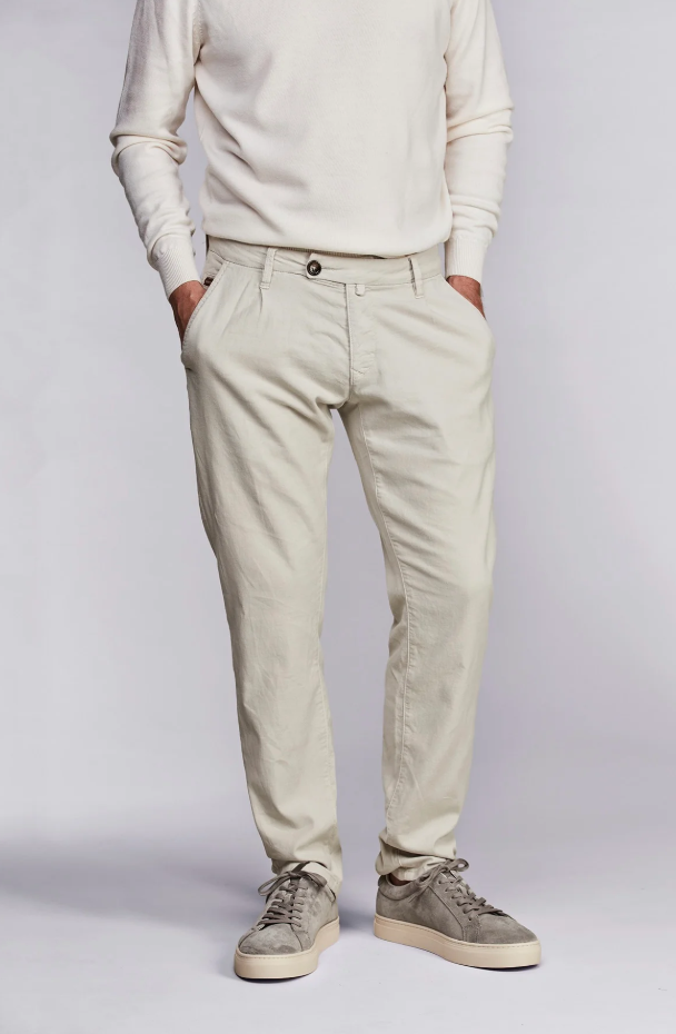 Linen stretch pant Sap Beige