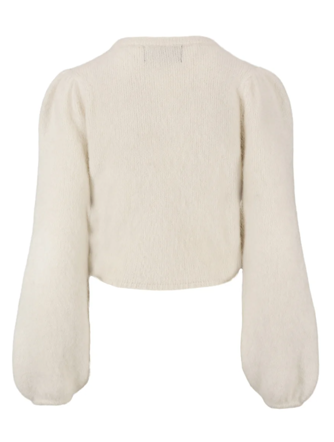 Amelia chunky cardigan Bright White