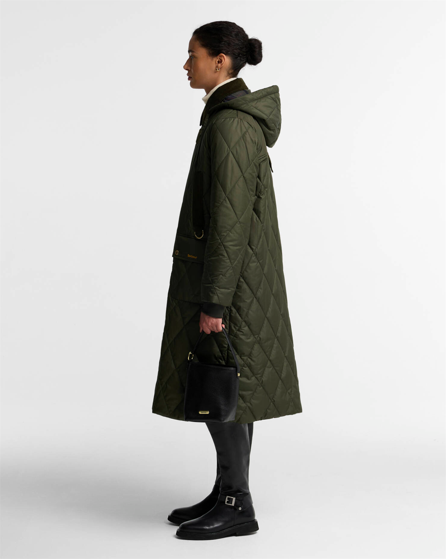 Rudson Quilted Jacket Olive