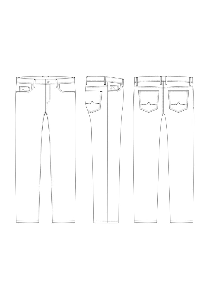 Pipe Tencel Denim Anthracite