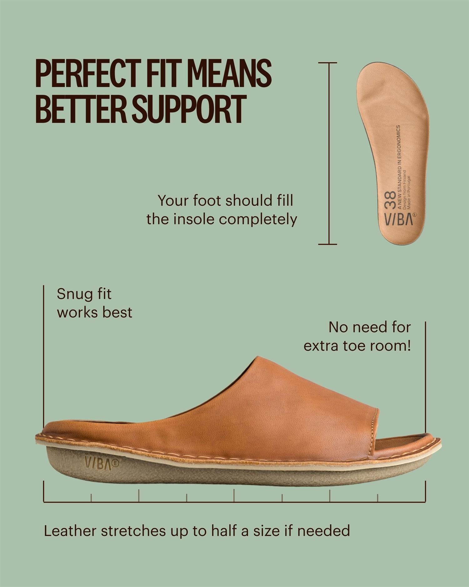 Viba Saint Tropez Leather Cognac brown