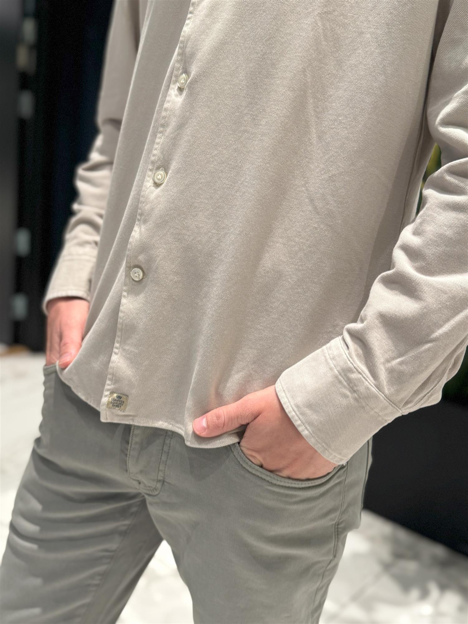 PIQUET SHIRT SAND