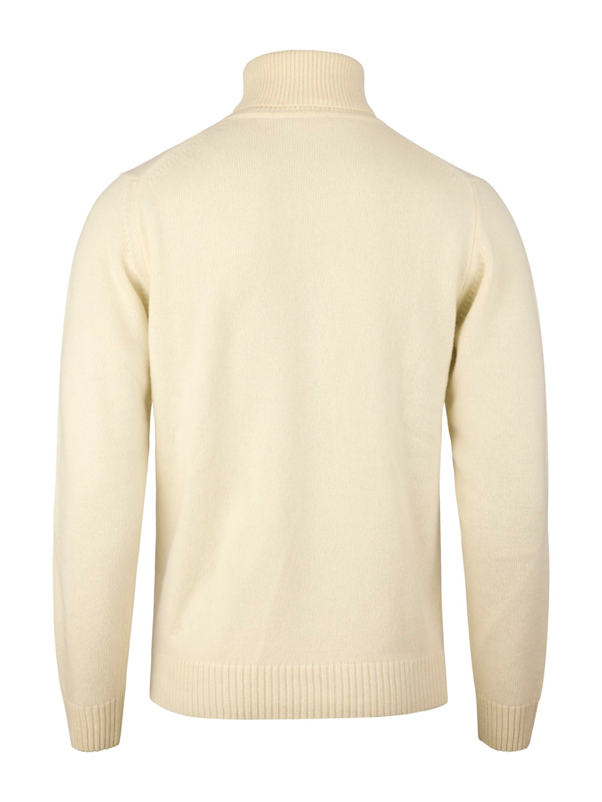 Offwhite Chunky Merino Wool Rollneck