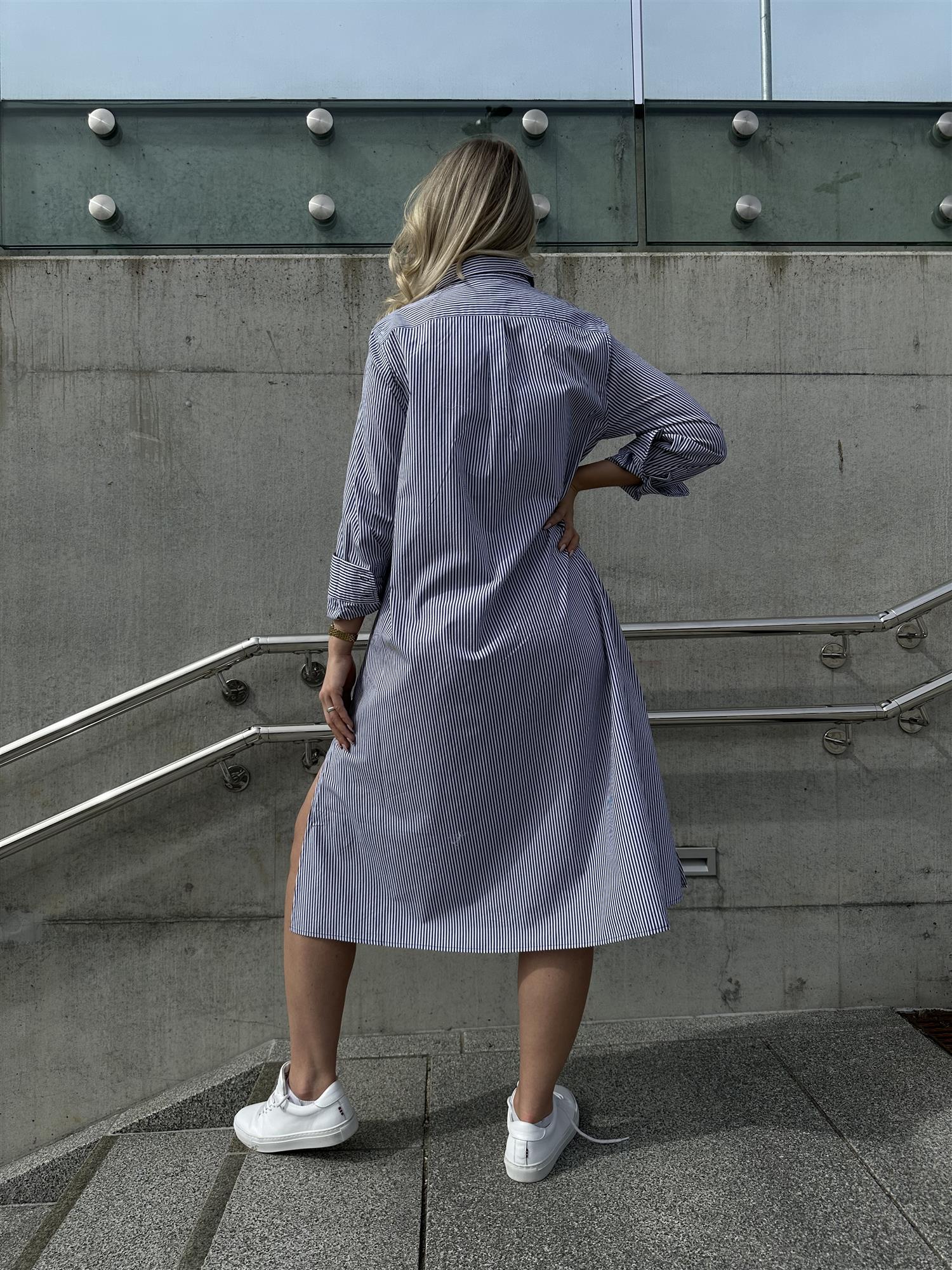 Kari Shirtdress Cotton Indigo
