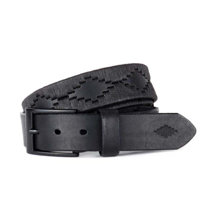 Bordado Black Label Belt Black