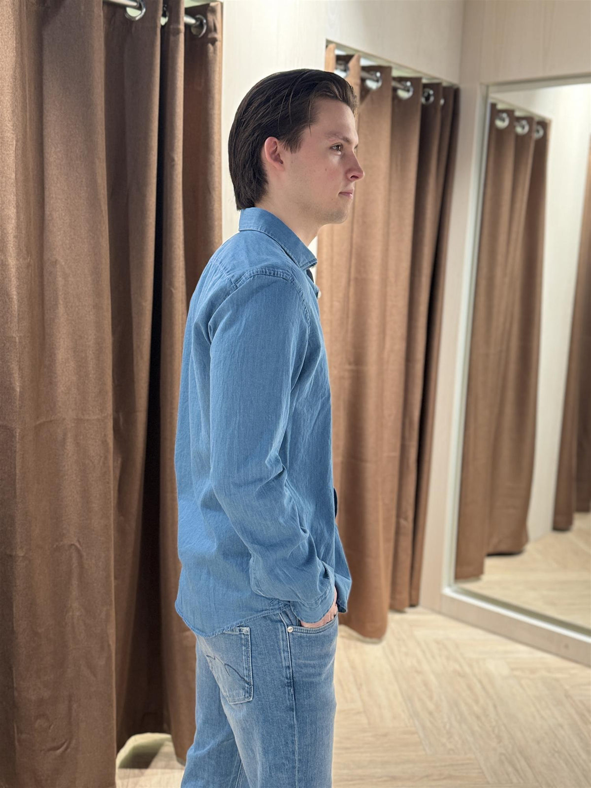 Blue Denim Shirt