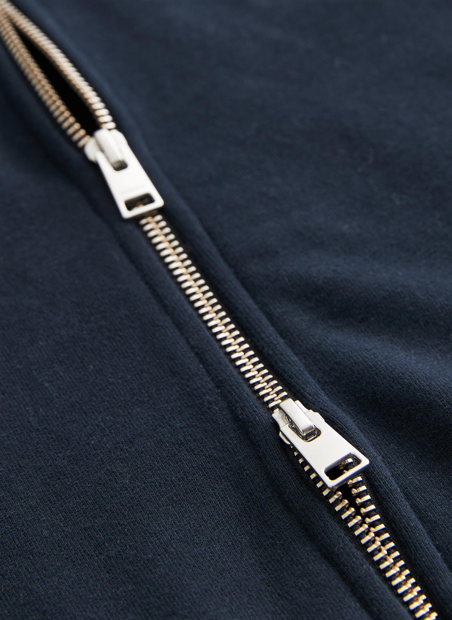 Brandon Lily Zip Hood Old Blue