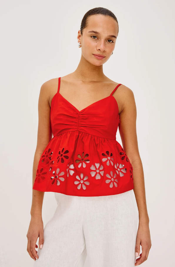 Meru Top Scarlet