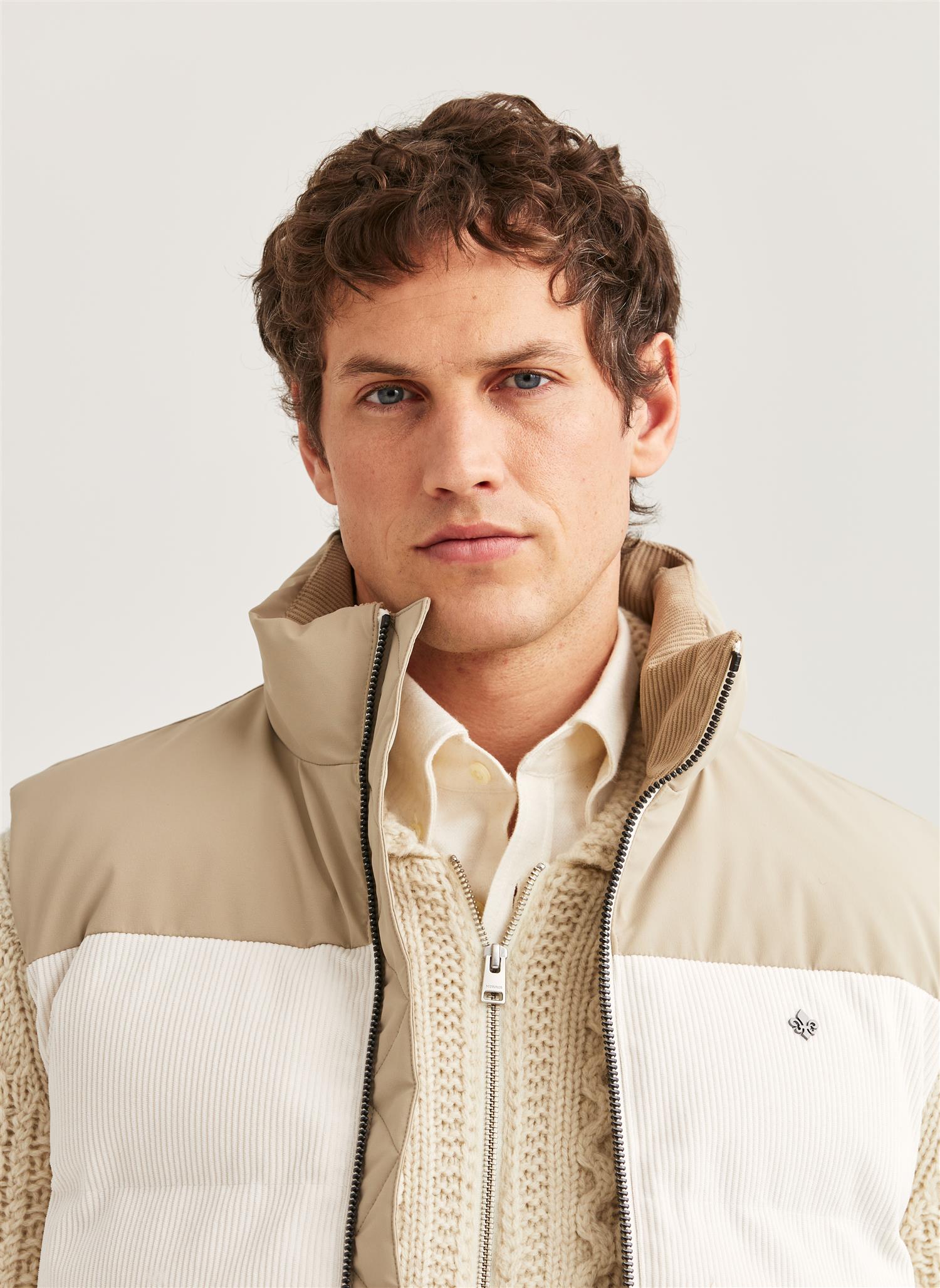 Catton Puffer Vest Off White