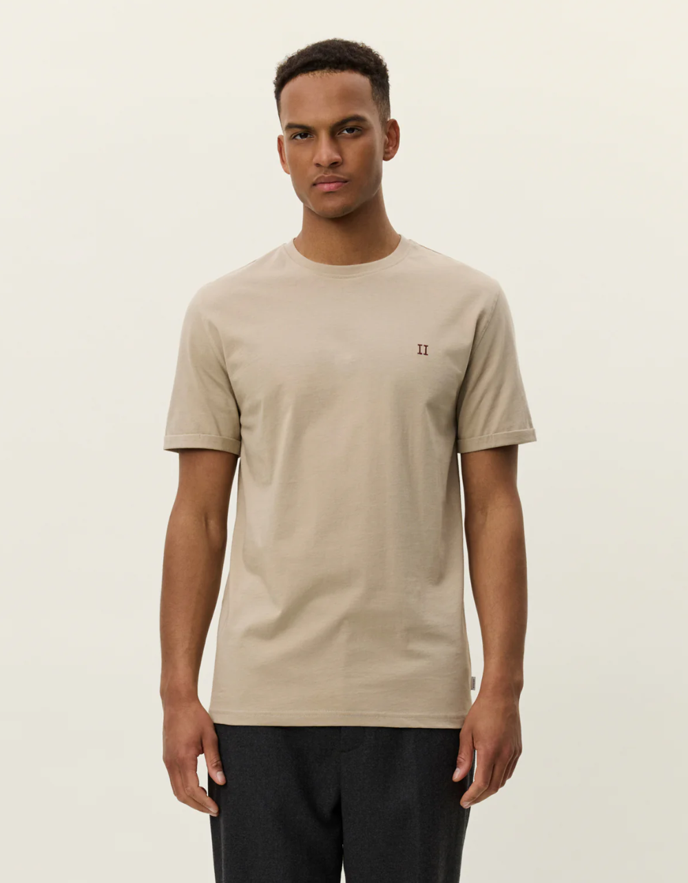 Norregaard Contrast T-Shirt Dark Sand