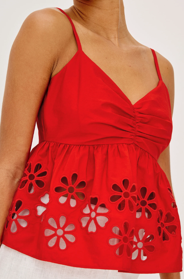 Meru Top Scarlet
