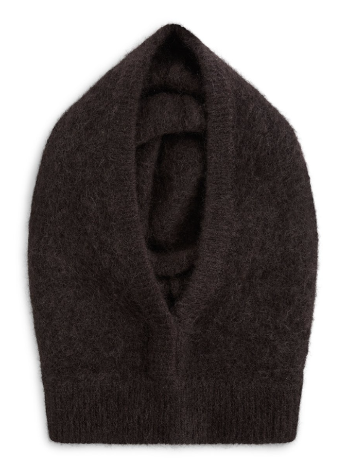 Kajsa Chunky Balaclava Dark Brown