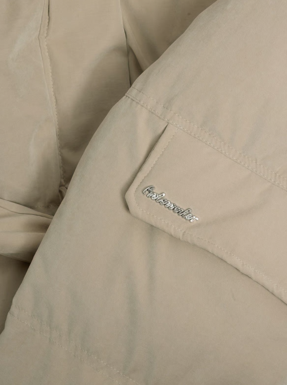 Steilia Brushed Down Jacket Beige