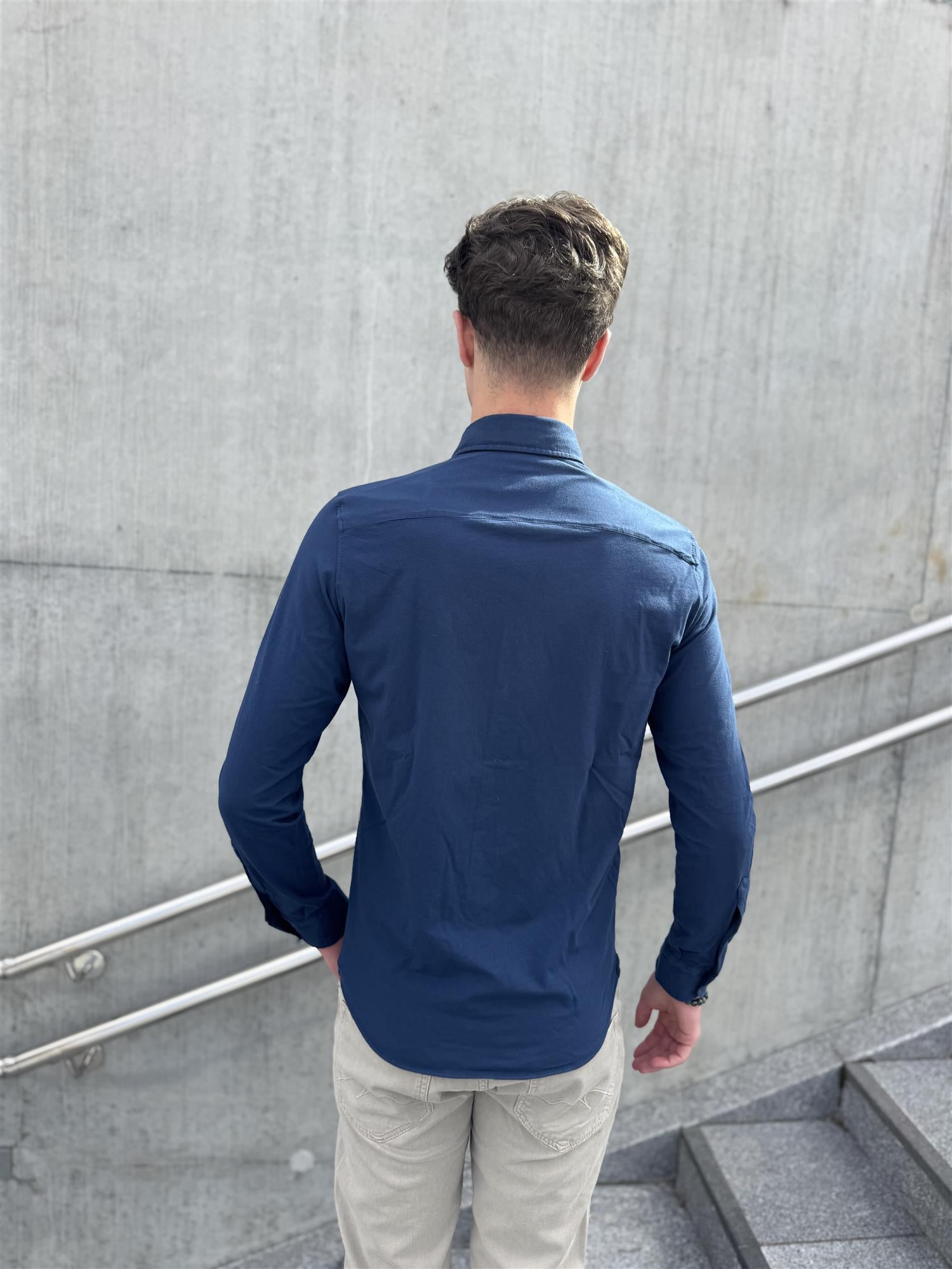 Jersey Shirt J116 Navy
