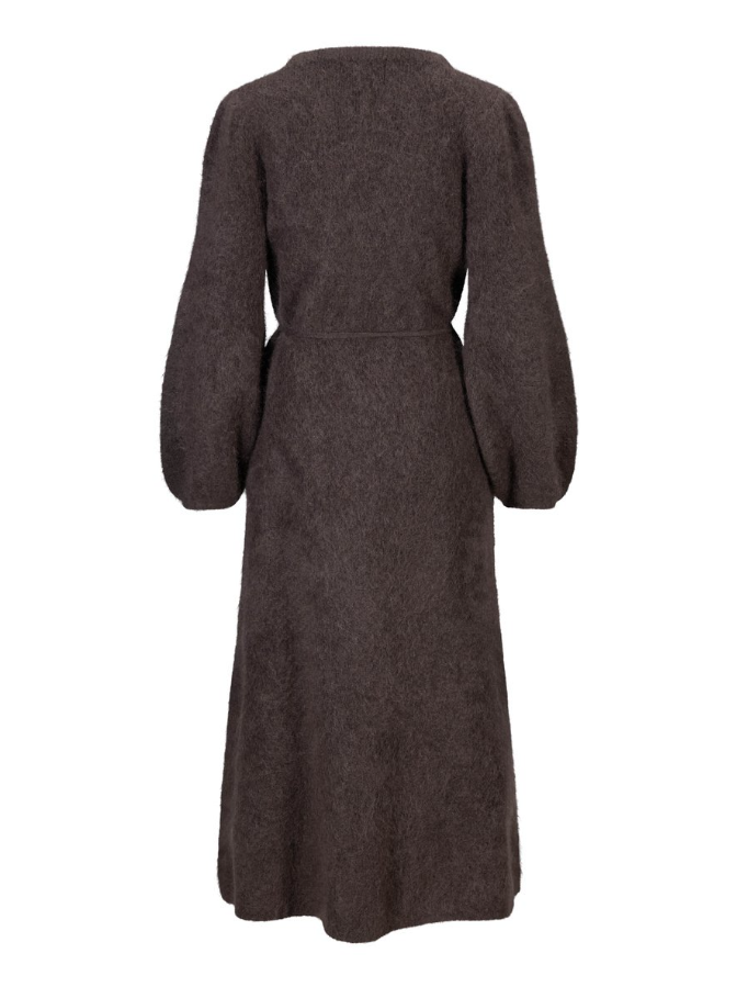 Olivia Chunky Cardigan Dark Brown