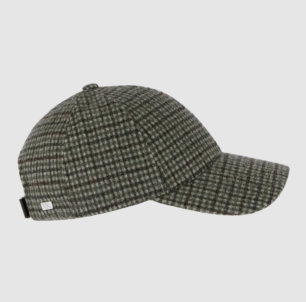 Legacy Structured Wool Mohair Checker Olive