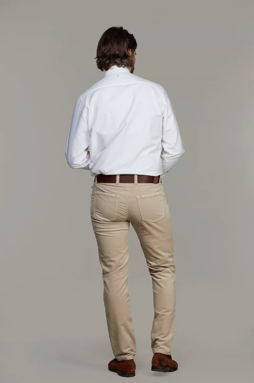 5-PKT CUT'N SEW TWILL CORD BEIGE