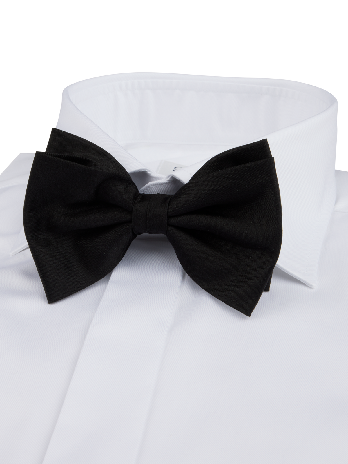 White Regular Tuxedo Shirt Fly Front French cuff