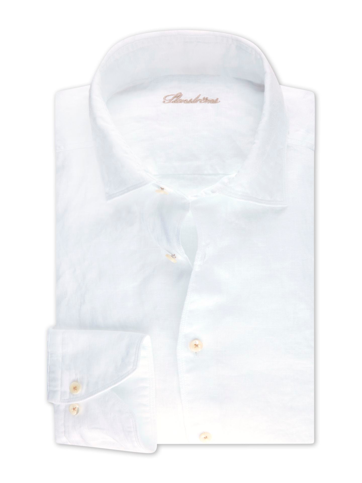 Regular White Linen Casual Shirt