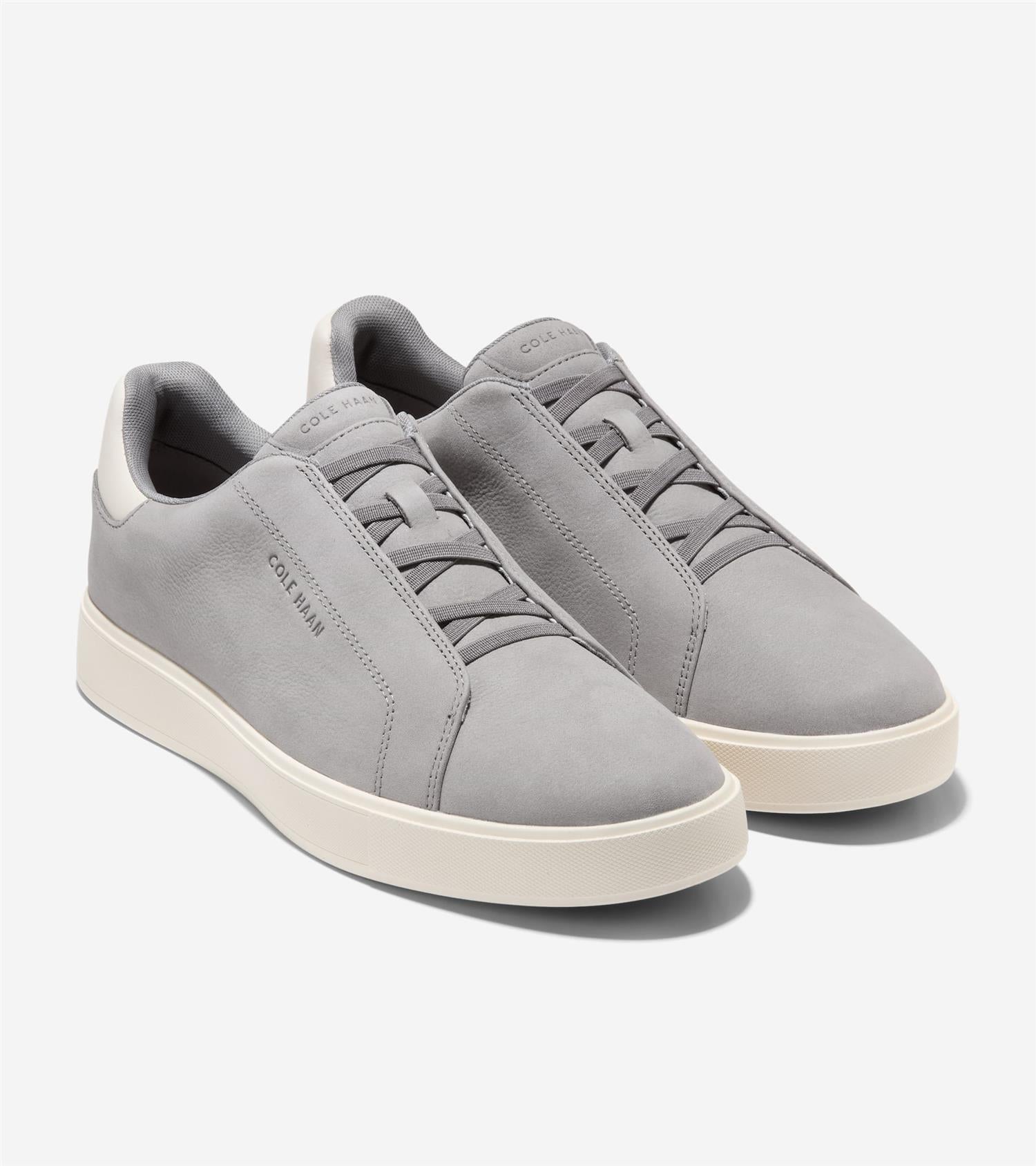 GP LUXE SLIP ON SNEAKER SEA STONE NUBUCK