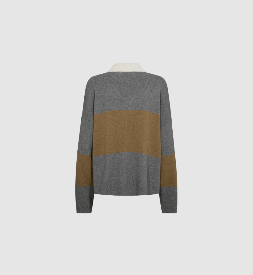 MMWylie Tani Bold Stripe Knit True Caramel