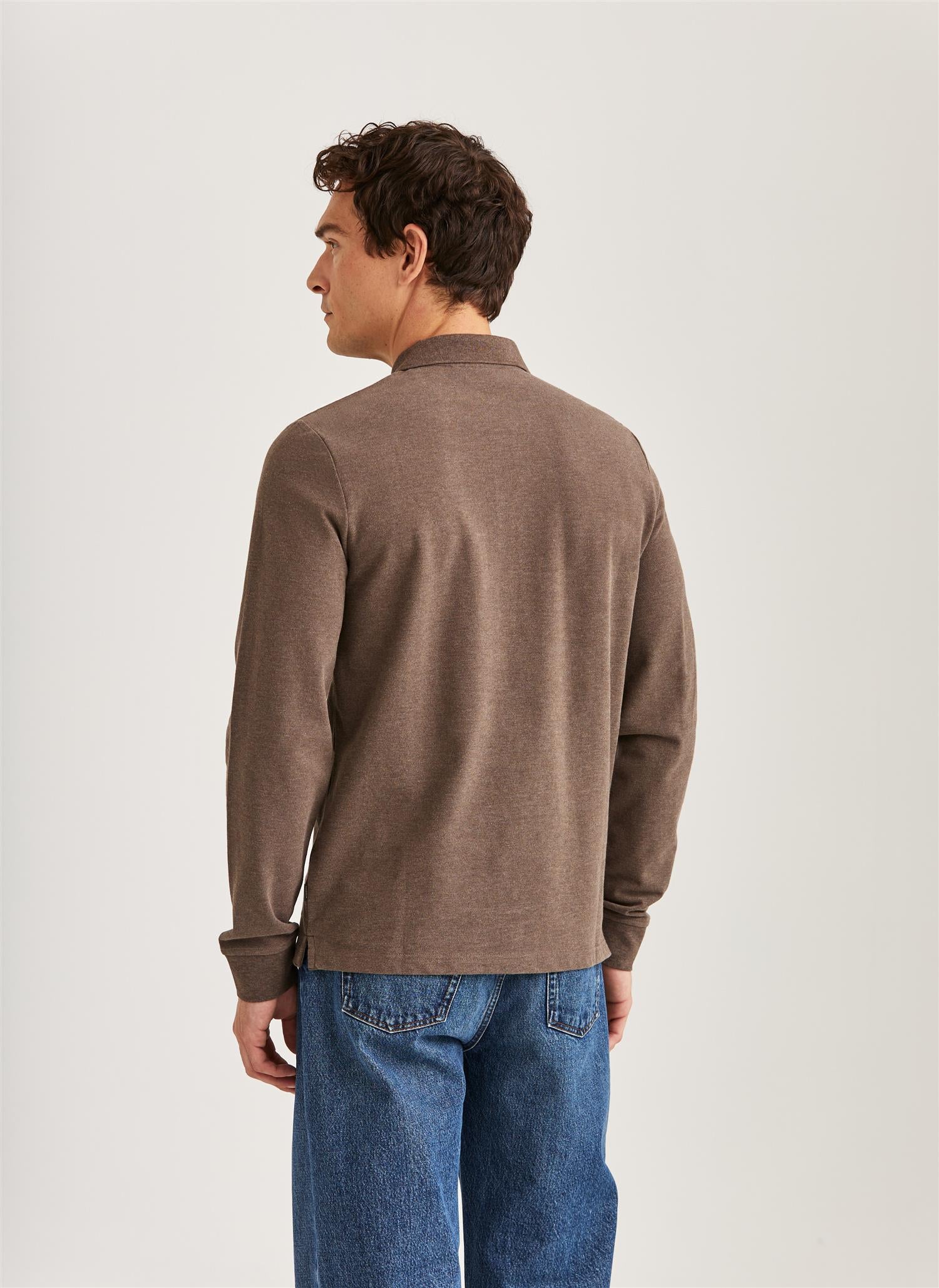 Camden LS Polo Brown