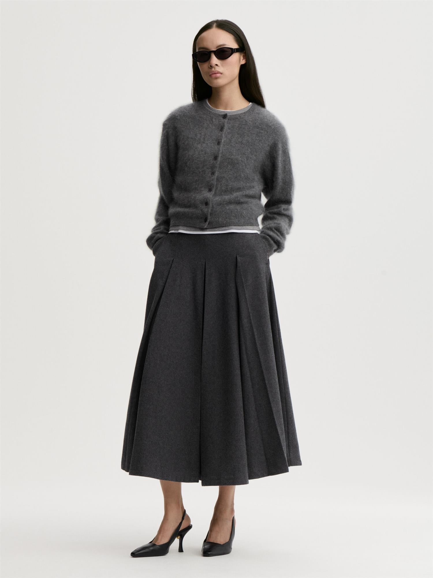 Montana Cardigan Grey Melange