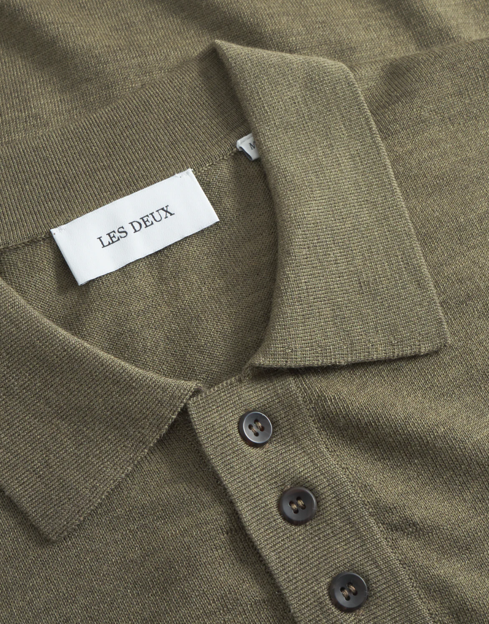 Greyson Merino Polo Knit Military Olive