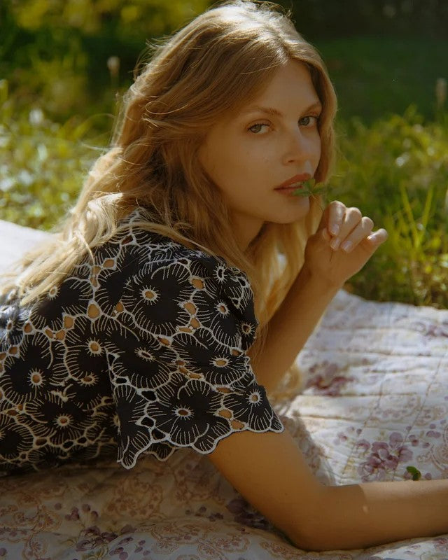 Borderie Anglaise Maxi Dress SS26