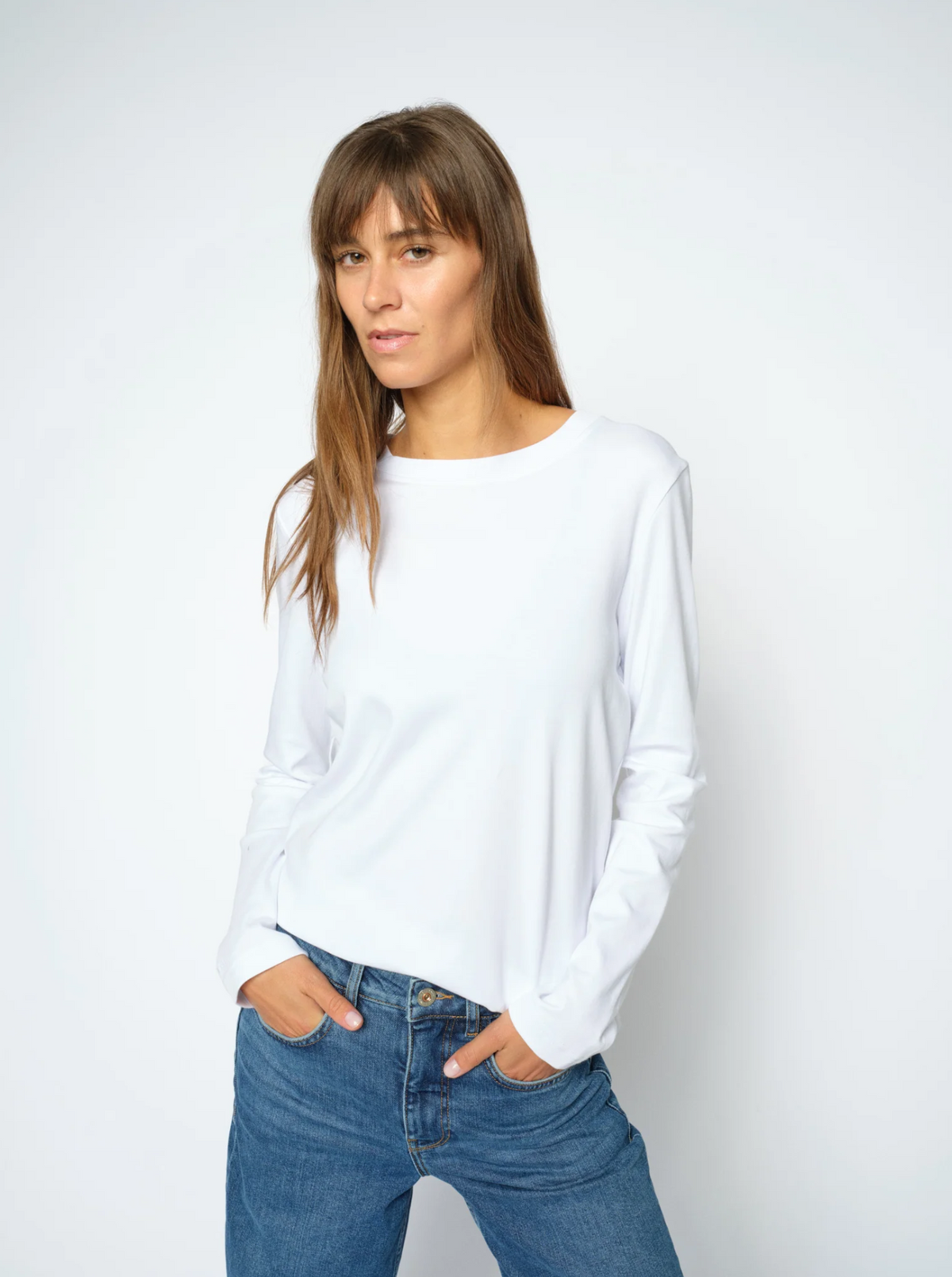 Mmmillie O-Lsregular Tee White