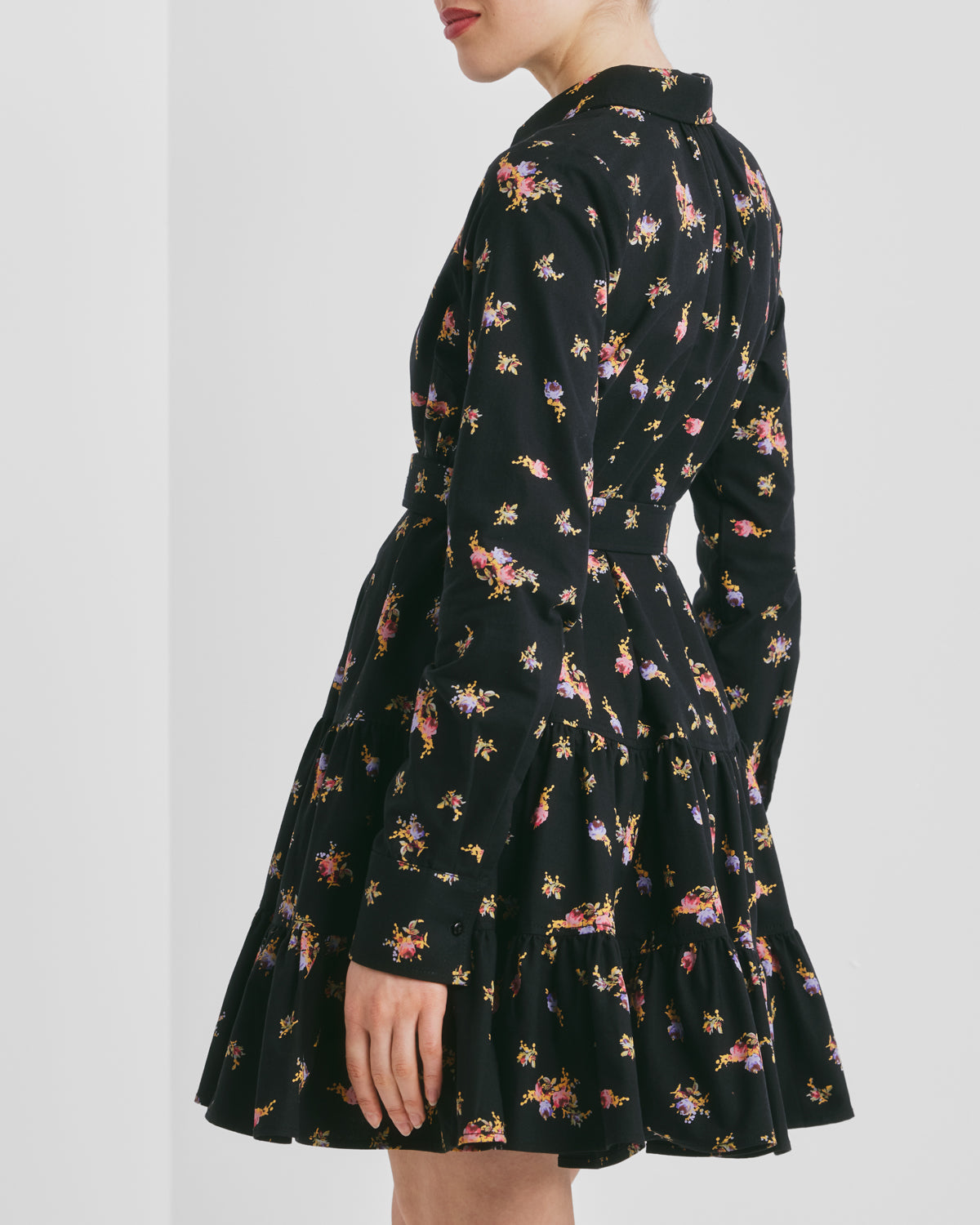 Winter Cotton Shift Dress AW26 Petite Flowers