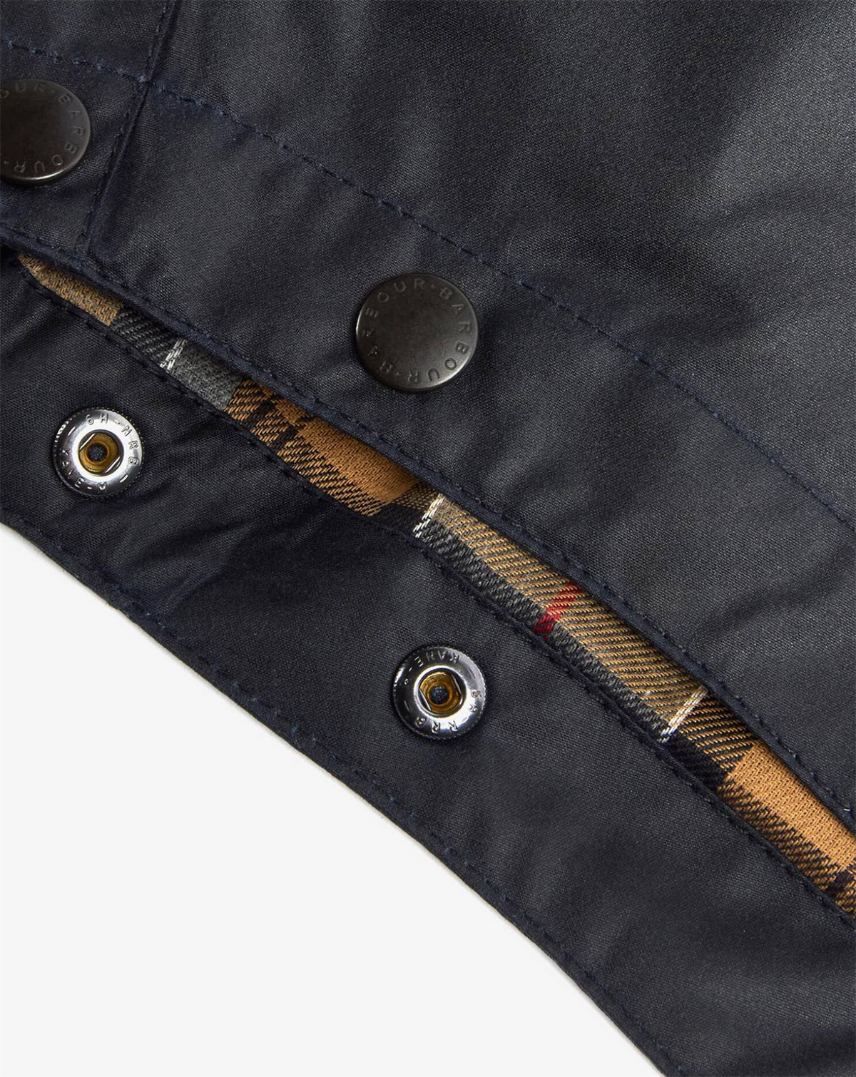 Waxed Cotton Hood Navy