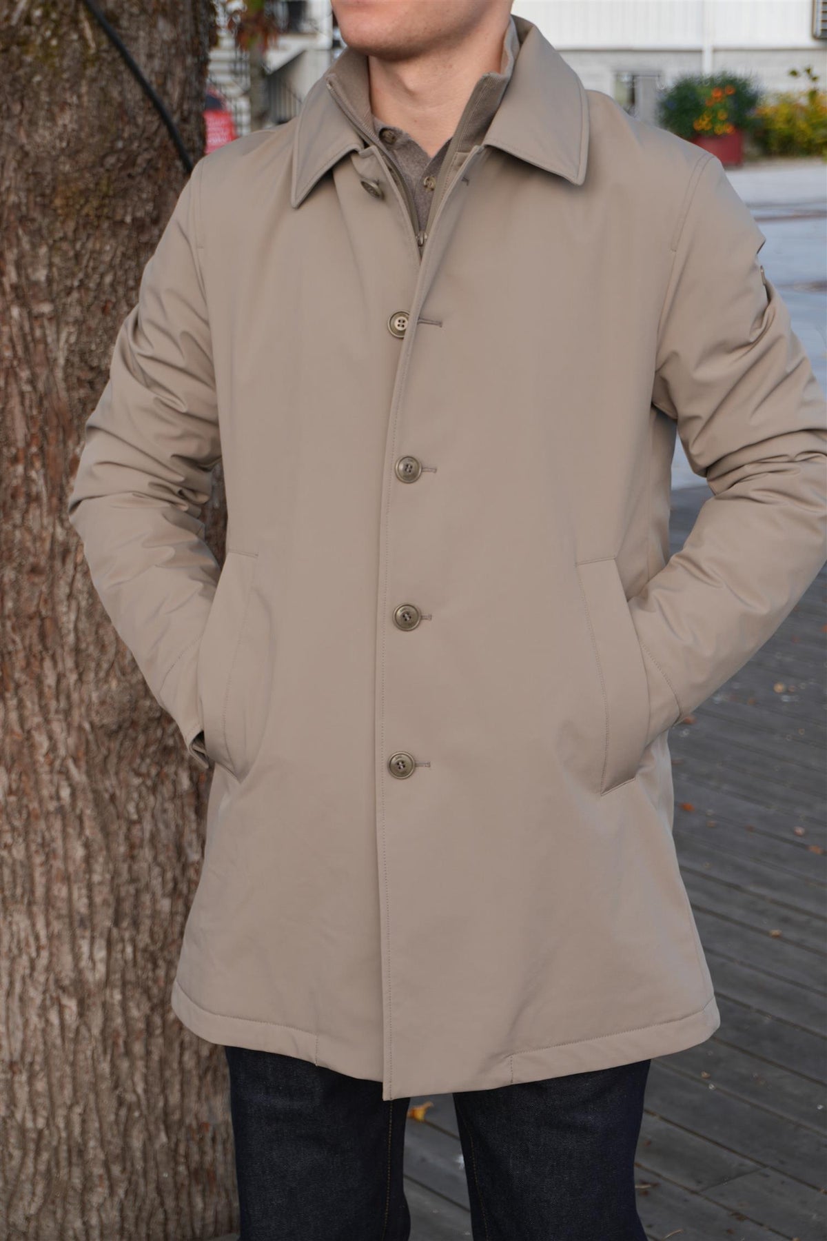 Kiran Torano Technical Coat Raw Clay