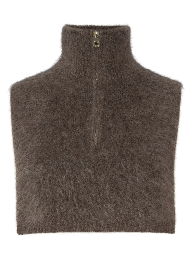 Belinda chunky high neck Brown