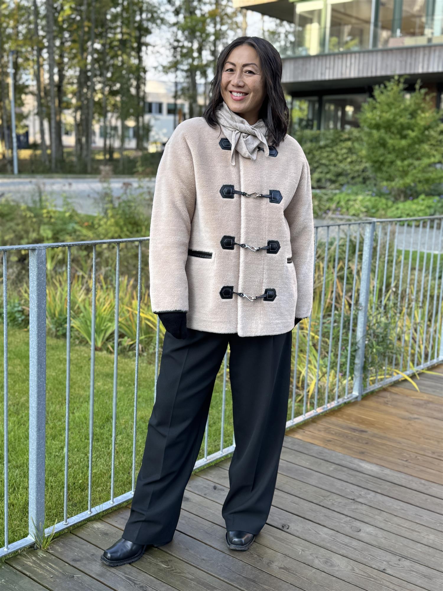 Tanja Fur Jacket Sand