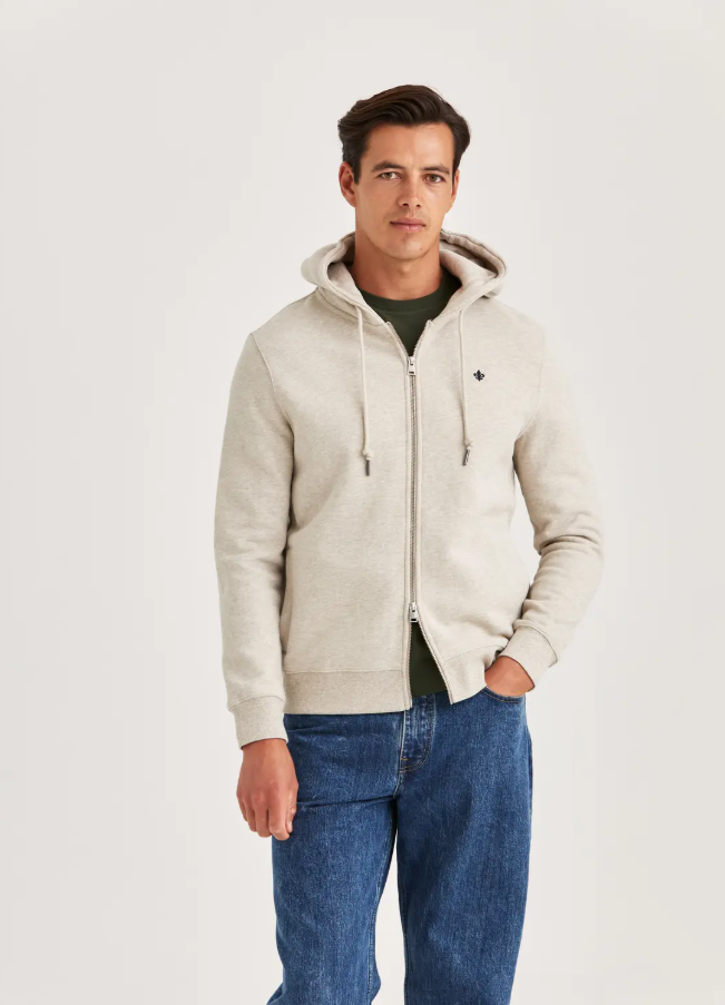 Brandon Lily Zip Hood Khaki