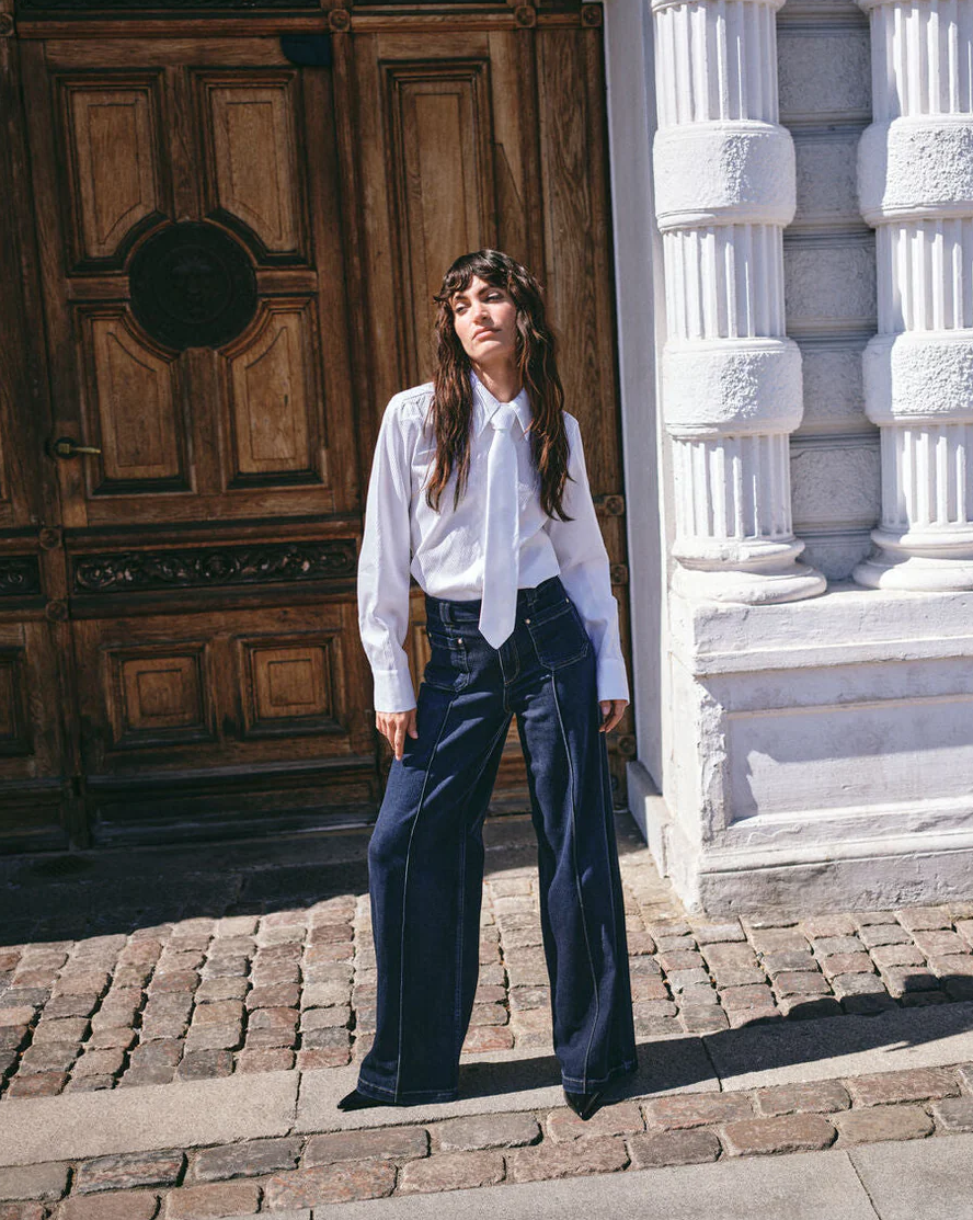 Mmayen Stripe Shirt White