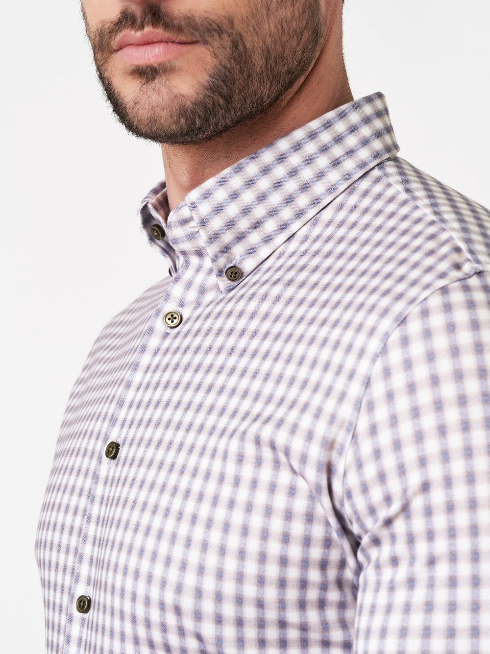 Luxury BD Brown White Check