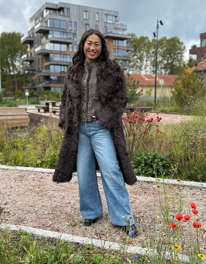 Vienna Leather Coat Brown