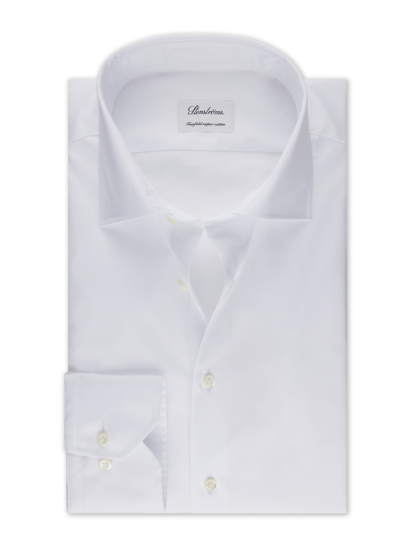White Twill Shirt Fitted Body