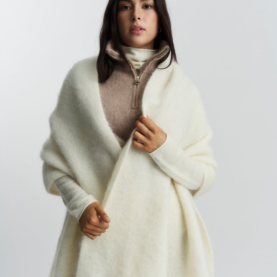 Belinda Chunky High Neck Hazel Beige