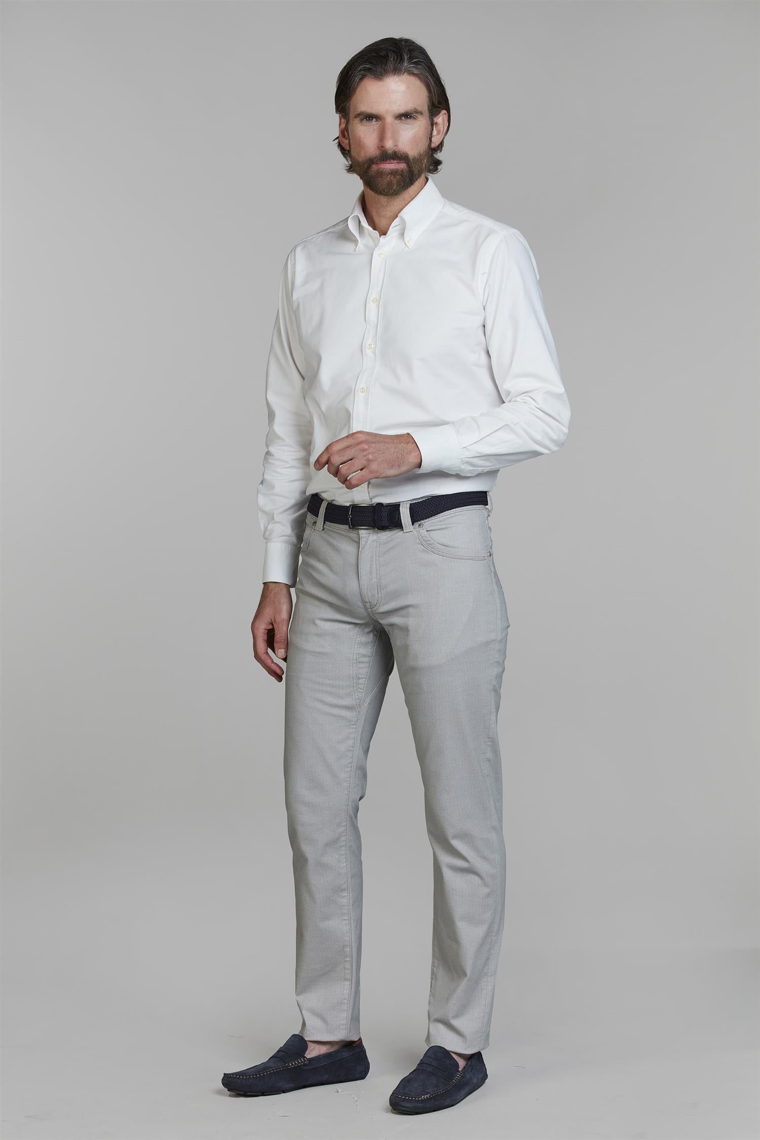 5-PKT Cut`n Sew Fiji Print Light Grey