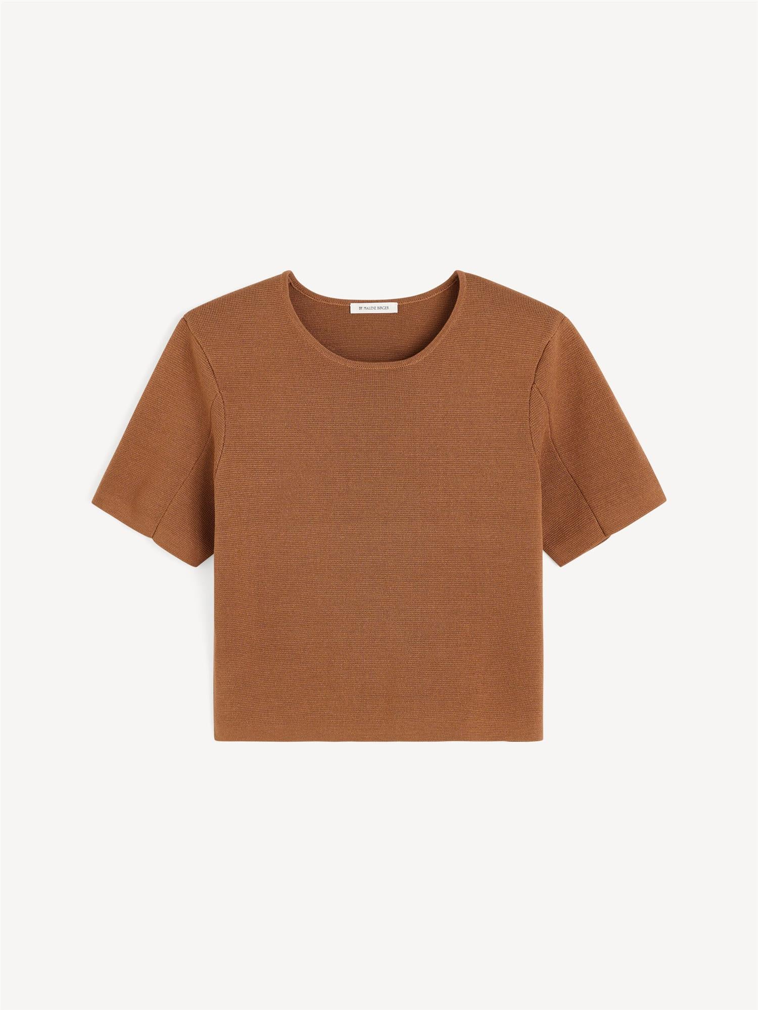 Amber Knit SS Latte Brown