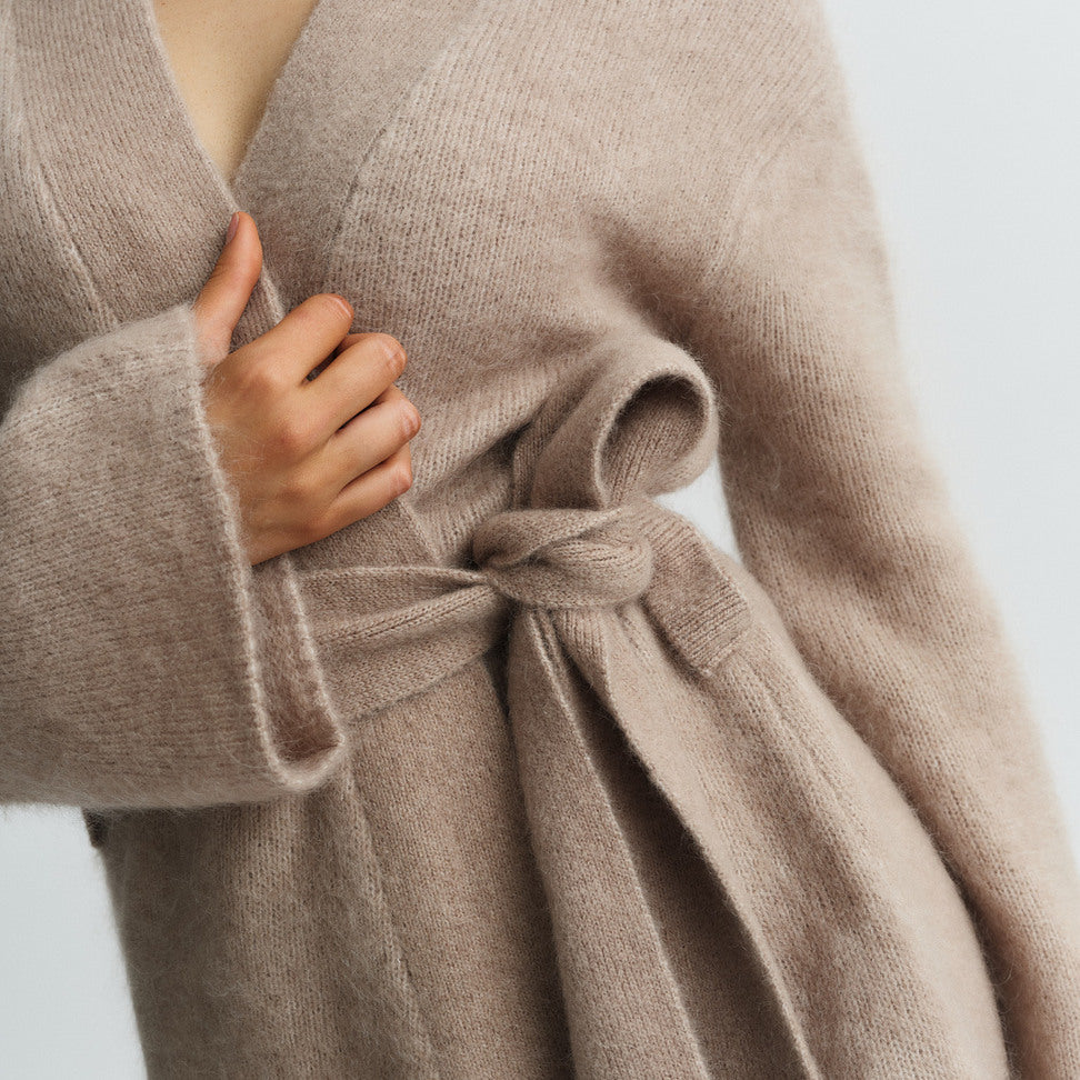 Vera Chunky Cardigan Hazel beige