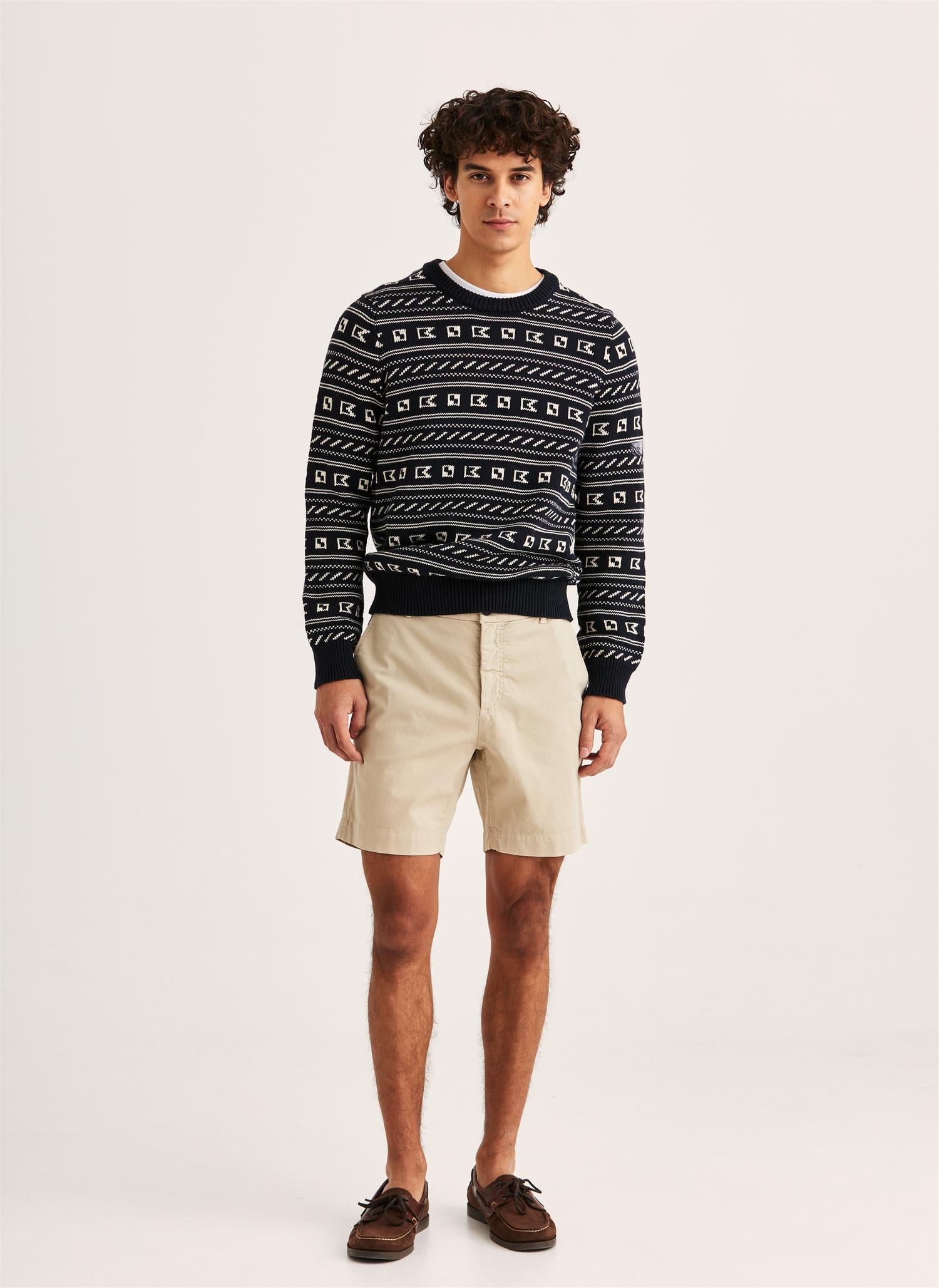 Jeffrey Summer Chino Shorts 7" Khaki