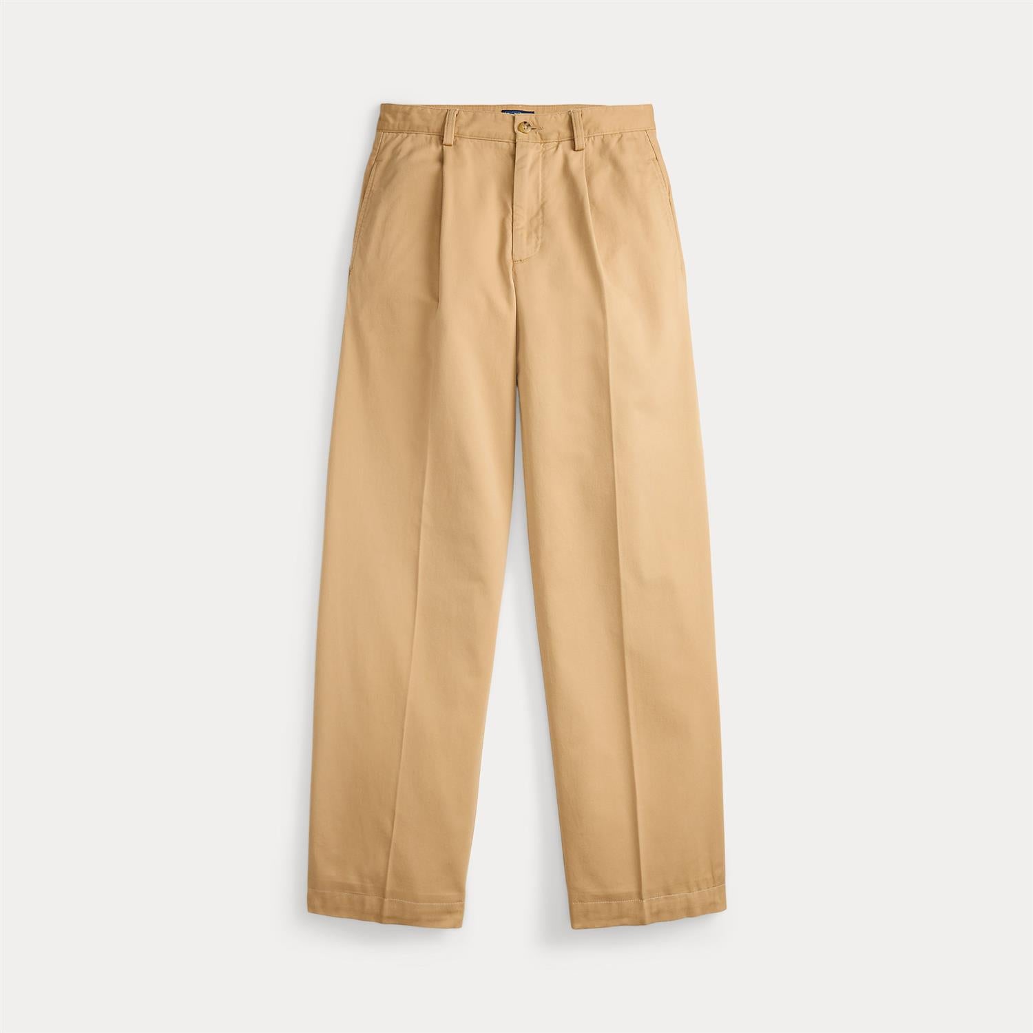 Woven-Straight-Pants Khaki