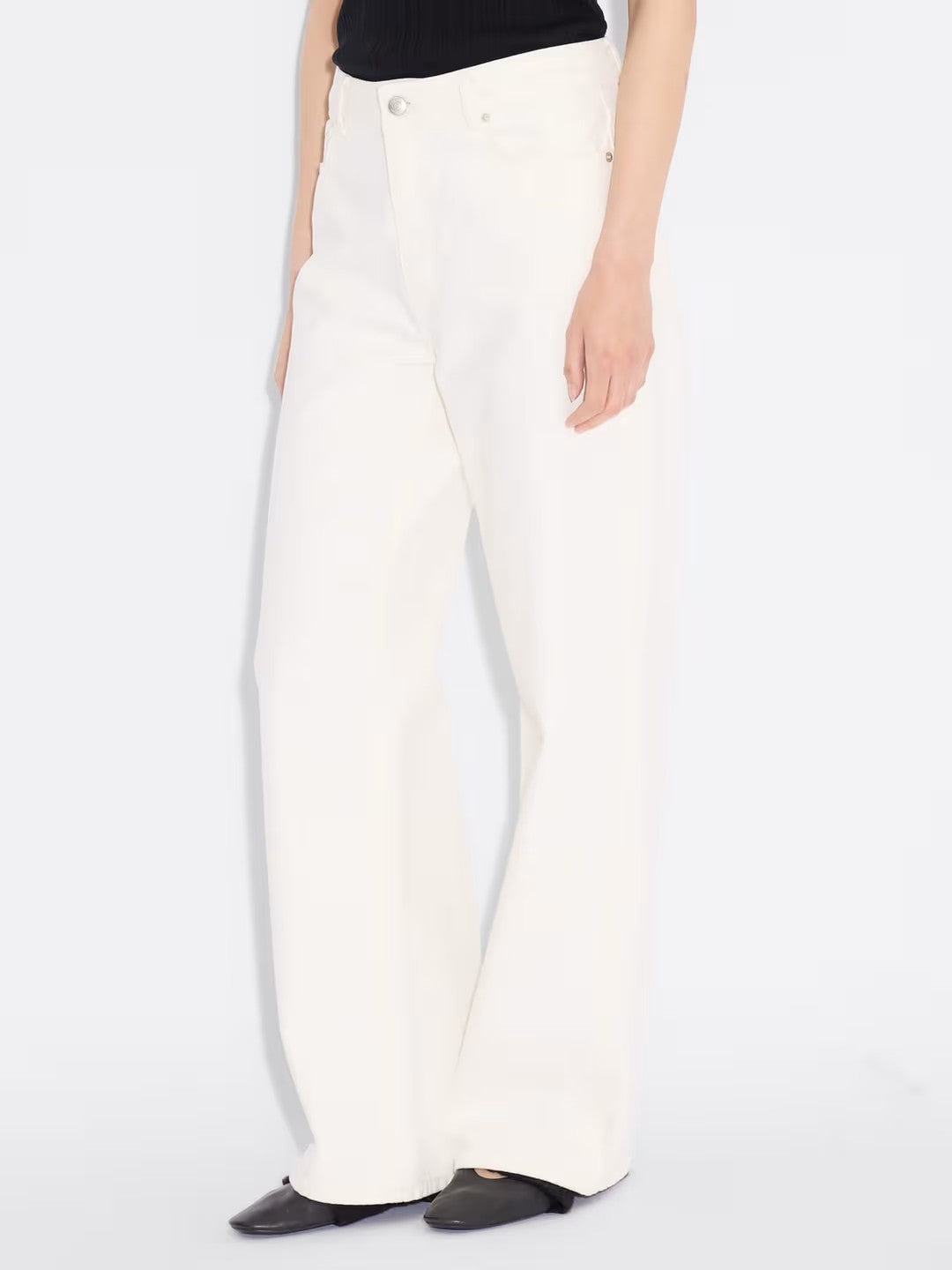 W Wide Jeans Ecru