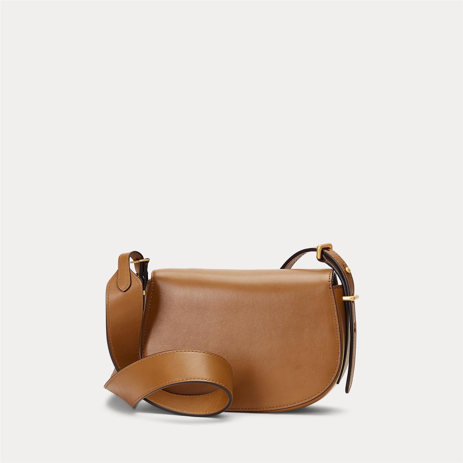 Polo ID Calfskin Mini Saddle Bag - Tan