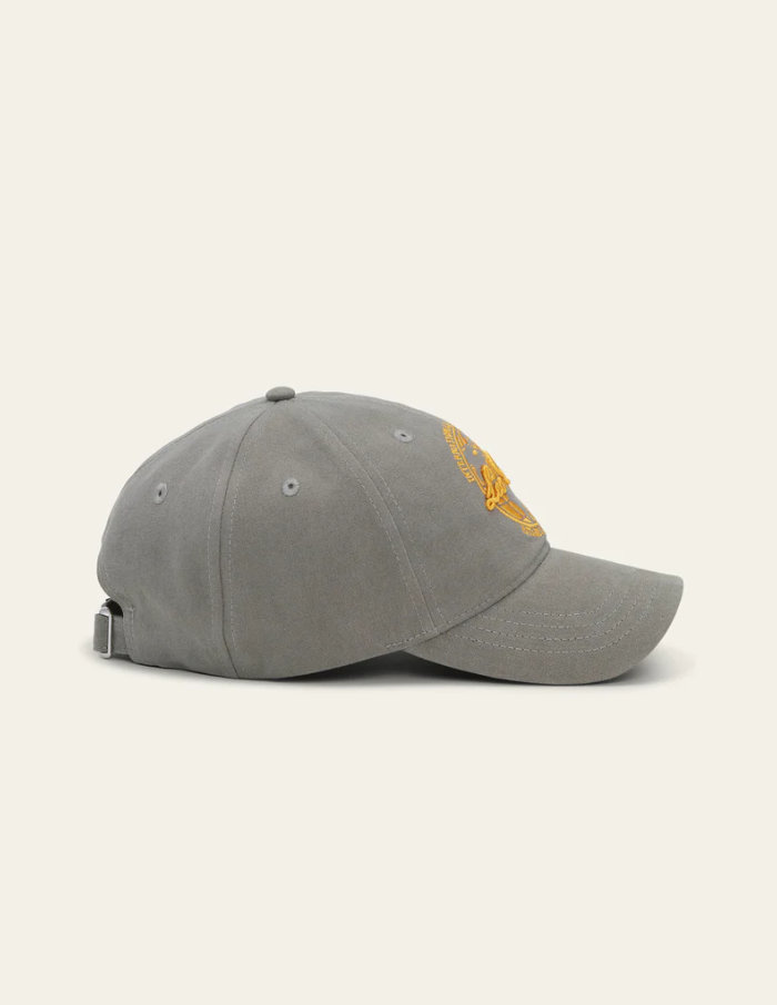 Globe Logo Dad Cap Raven Grey